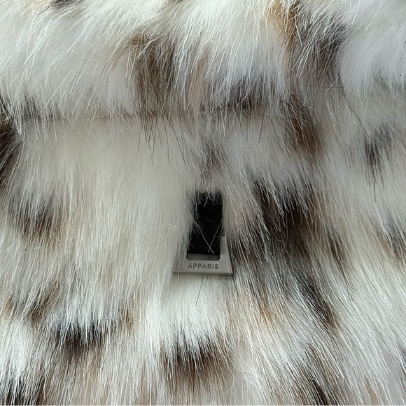 Luxury Brand New Apparis Gabrielle Maxi Coat. S size. Snow Leopard Print. - Picture 6 of 16